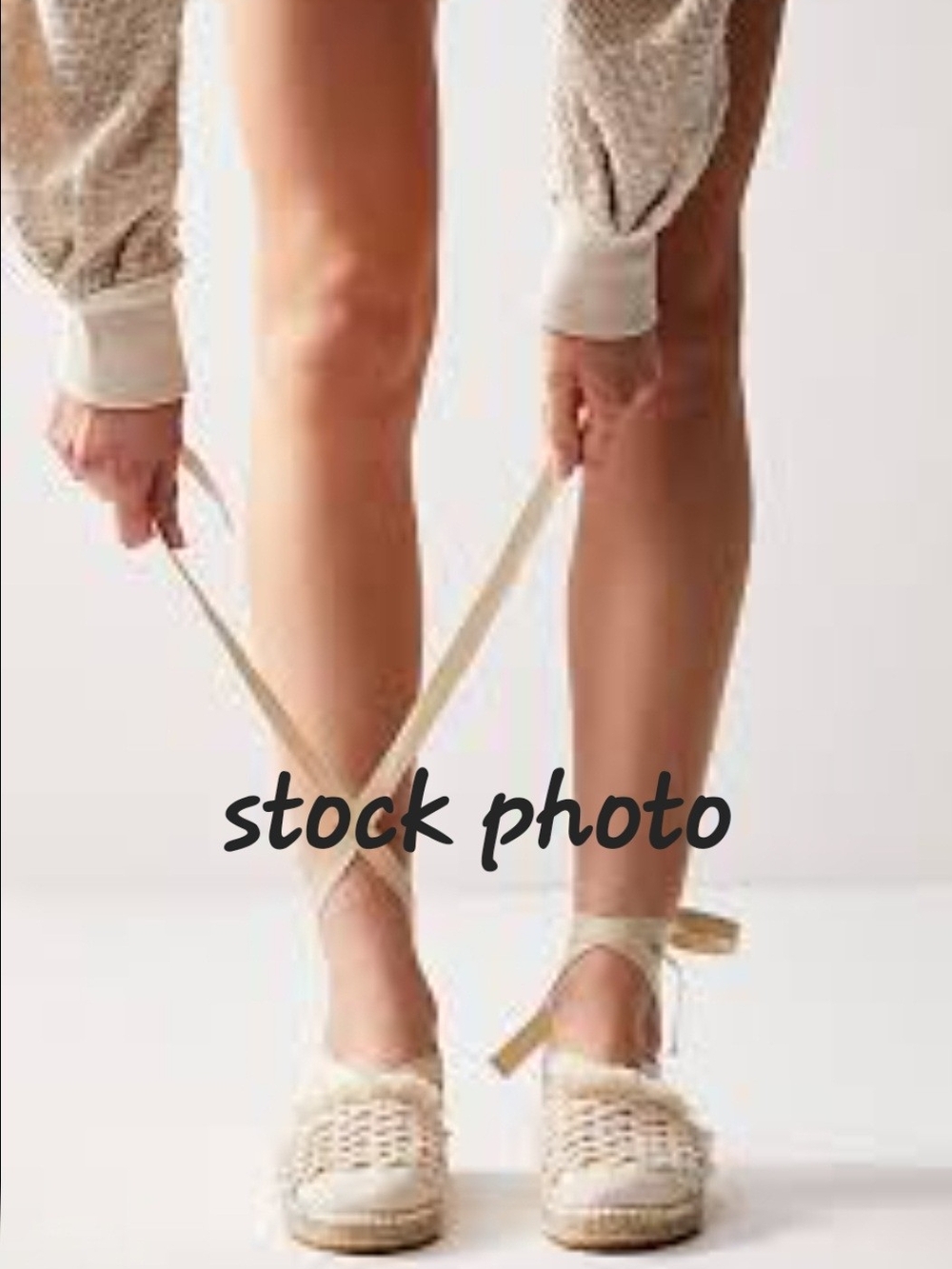Free People Collection - Vida Espadrille Wrap Sandals Size 10